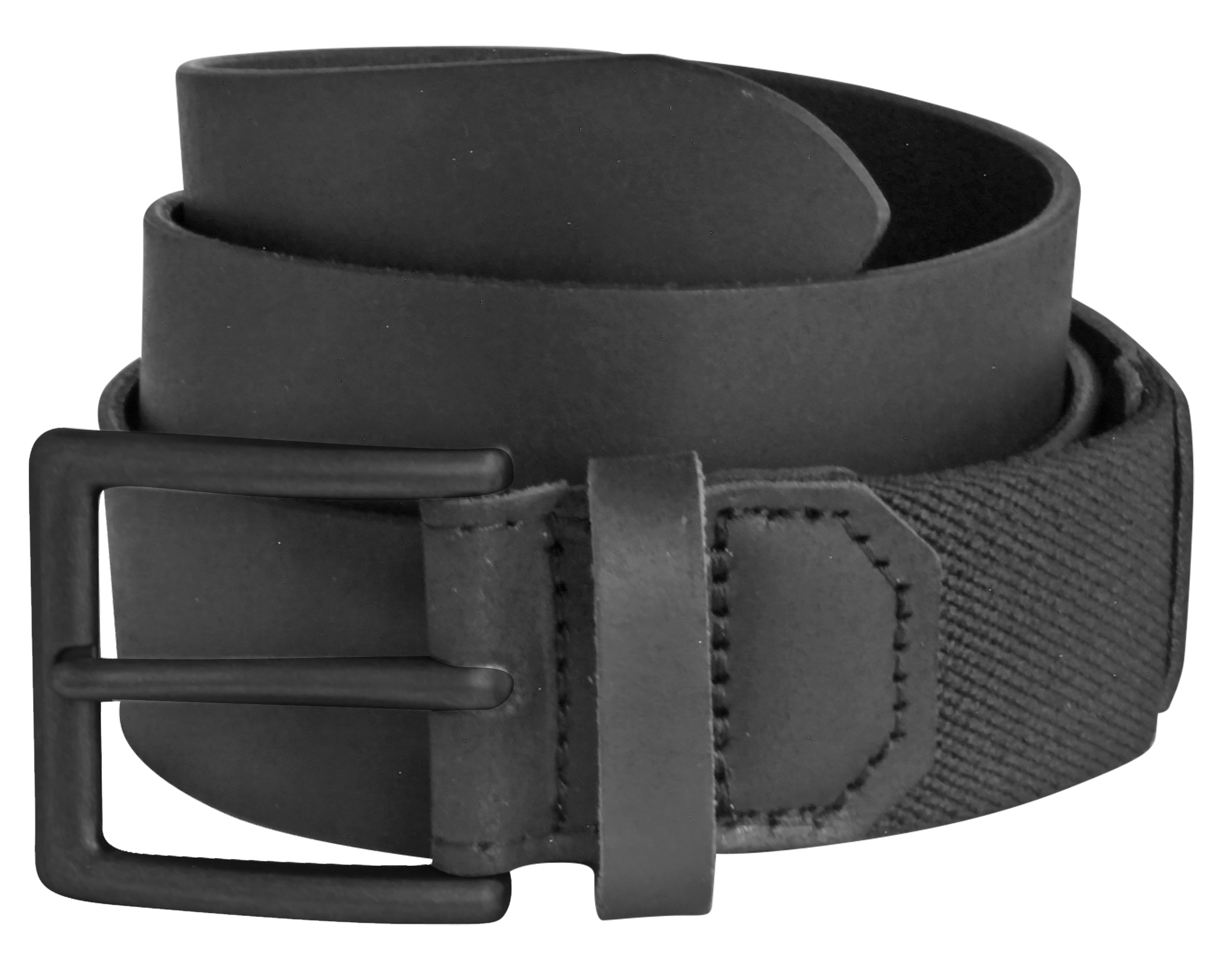 38mm - Box Canyon™ Comfort Black w/ Black Buckle - Bison Designs